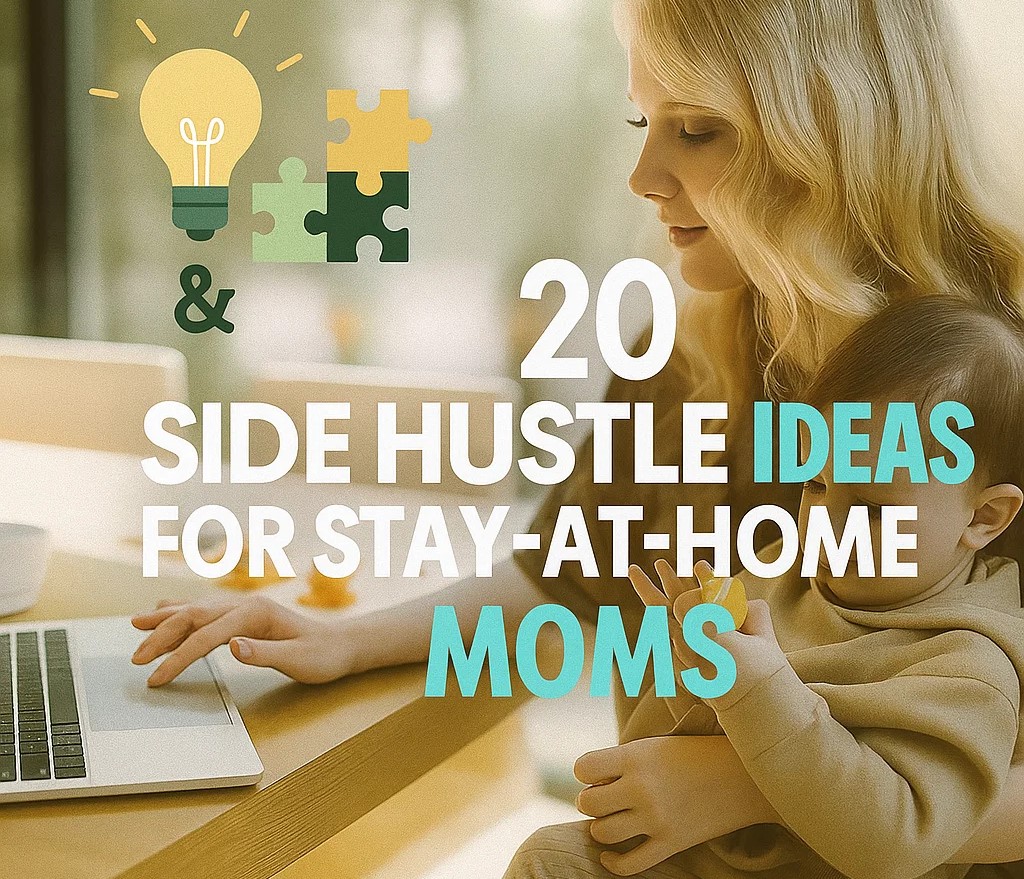 Side Hustle Ideas For Stay-At-Home Moms